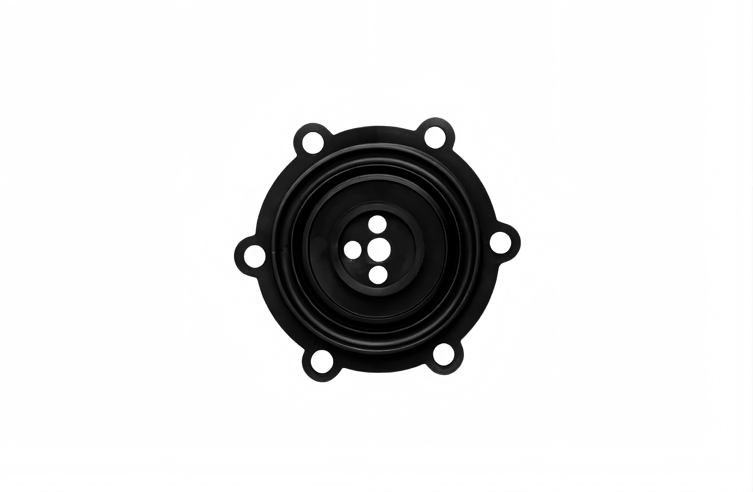 Medical-grade silicone sealing component produced by compression molding
