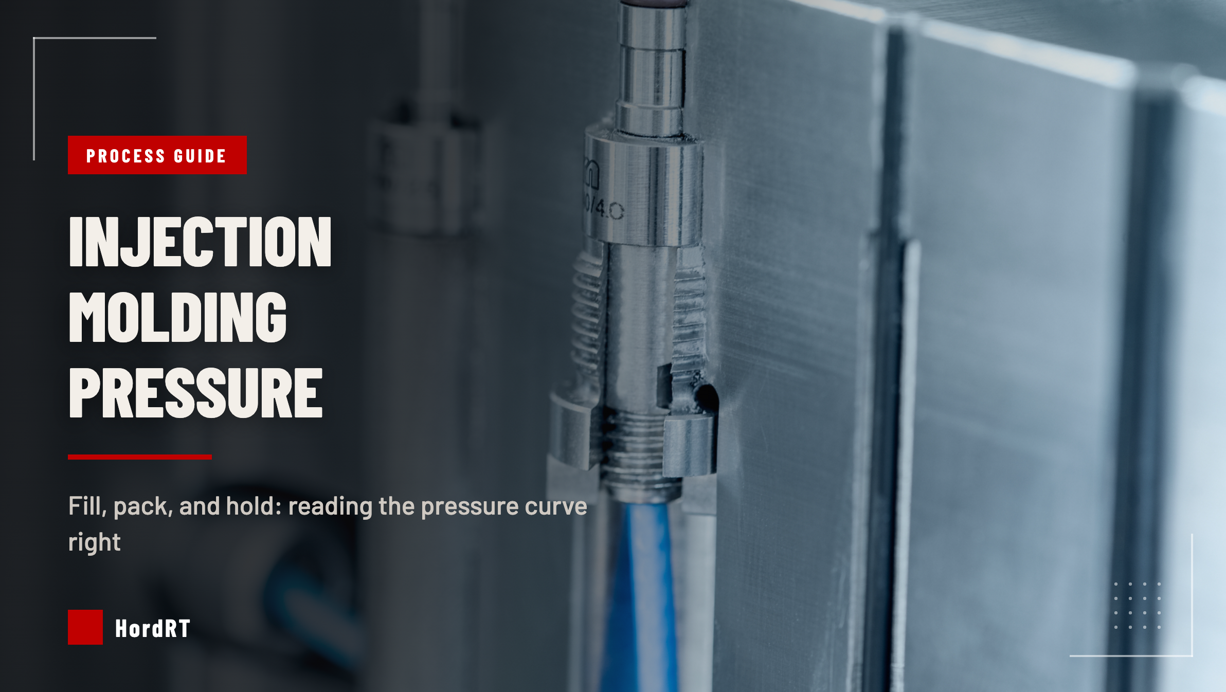 Injection molding pressure process guide cover image