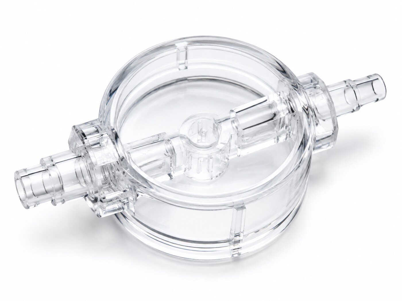 Polished injection molded plastic part