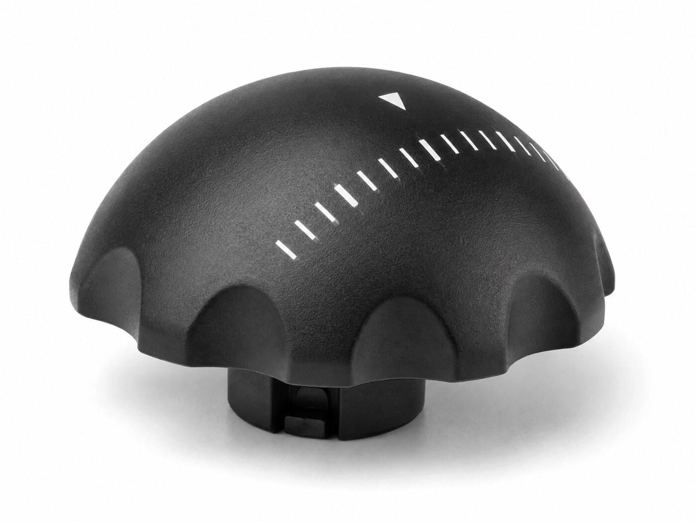 Pad printed injection molded component