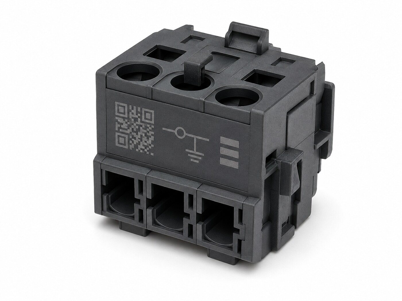 Laser engraved injection molded plastic part