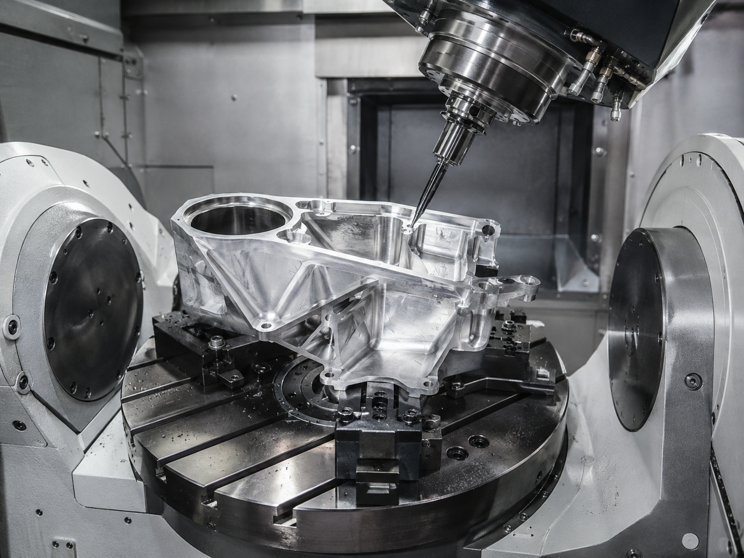 Multiaxis CNC machining service for complex precision parts