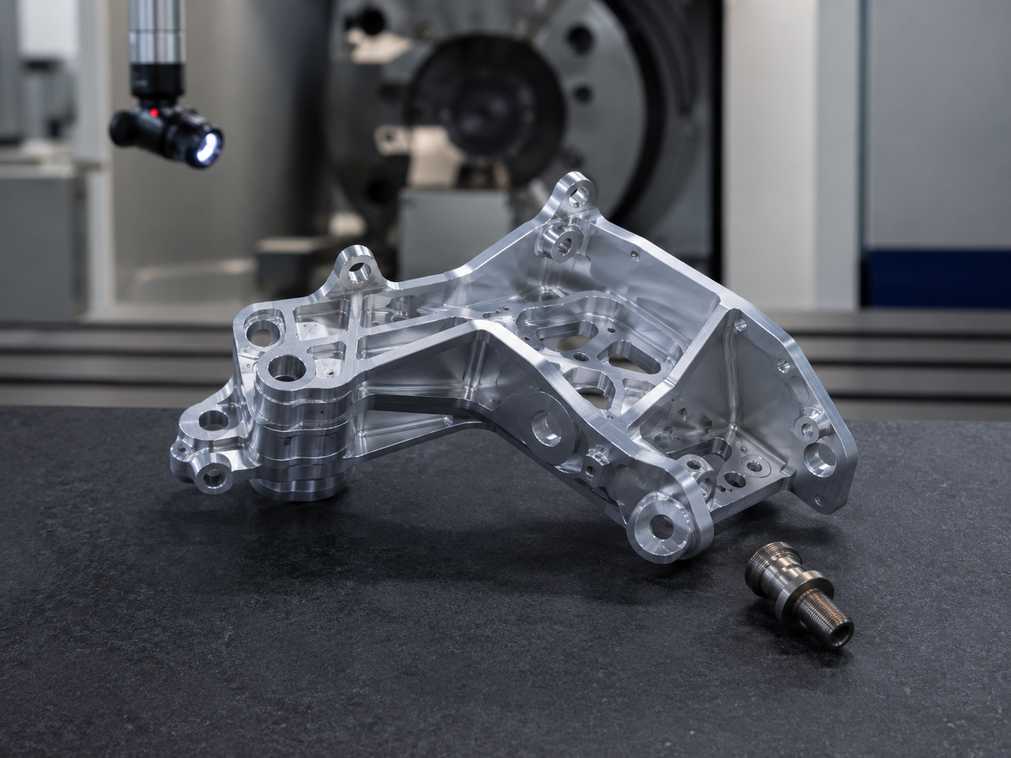 CNC machined aerospace components