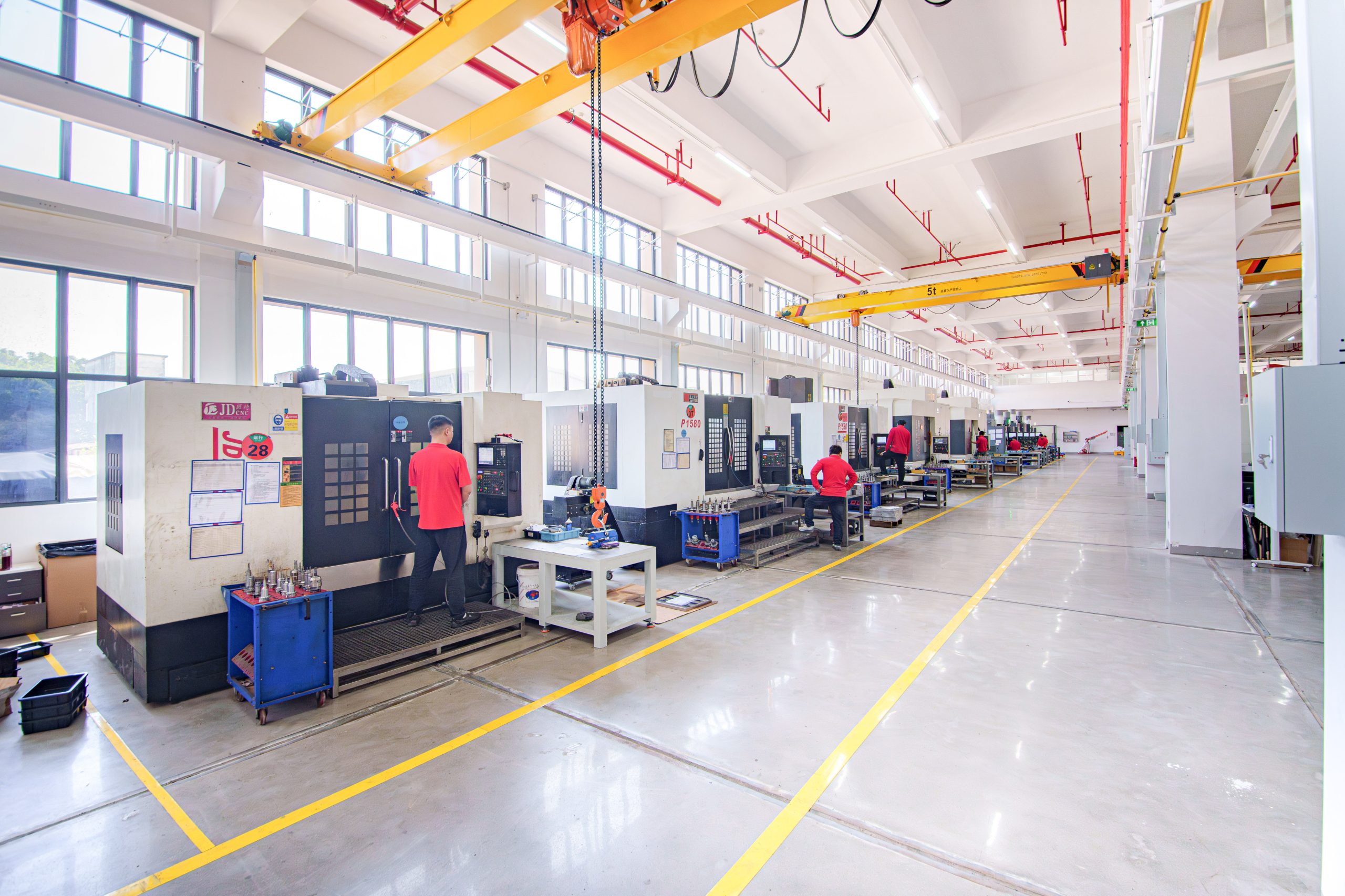 Five-axis CNC machining process