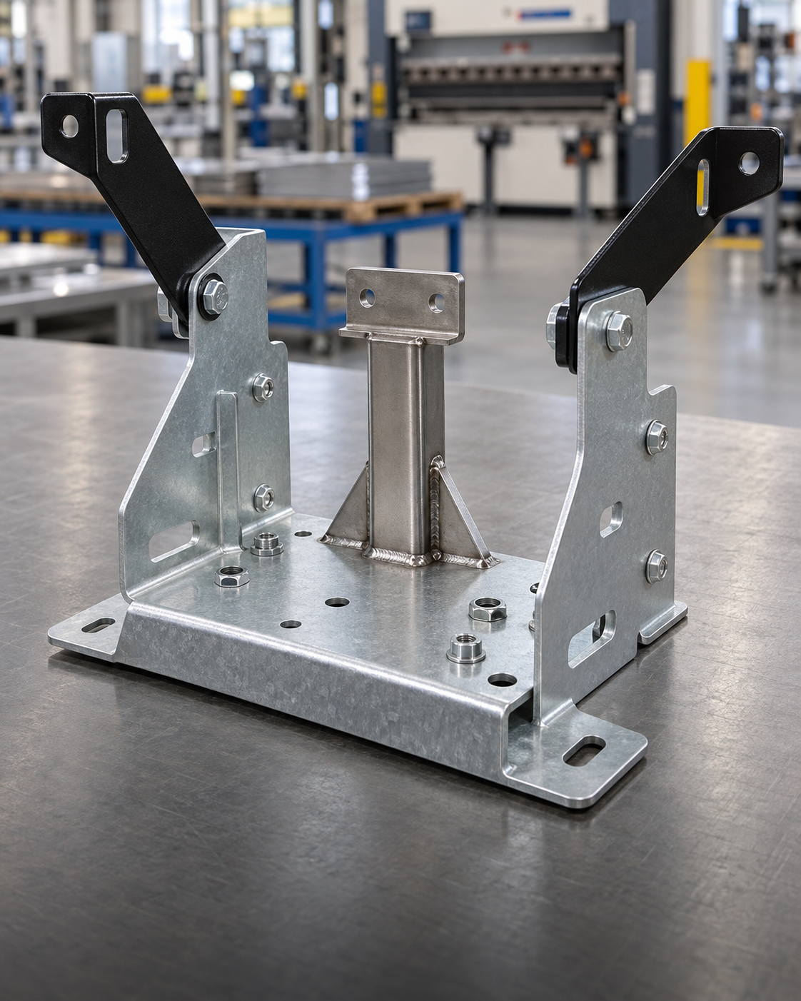 Custom sheet metal brackets and mechanical subassemblies