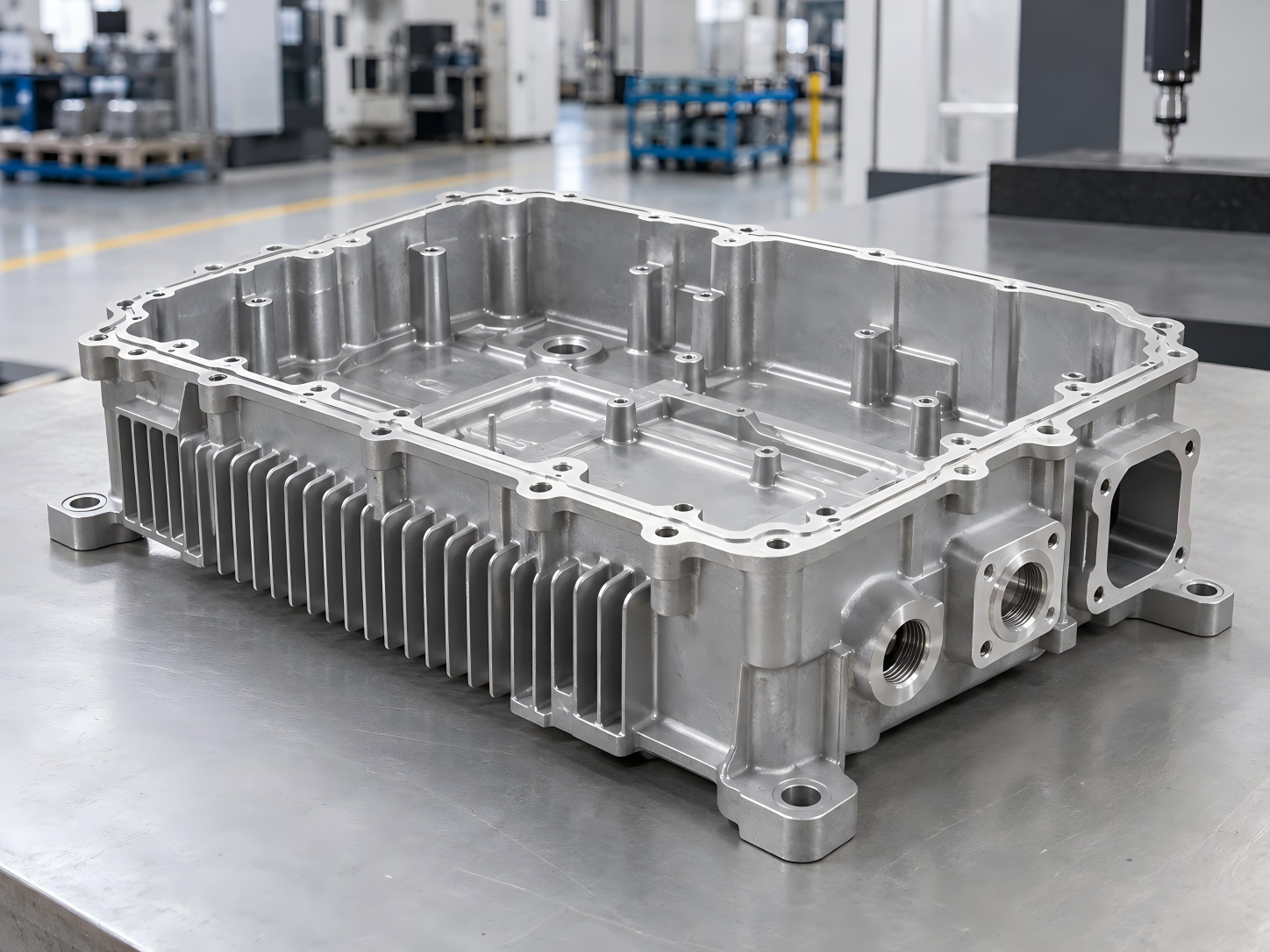 Aluminum die cast electric vehicle controller housing