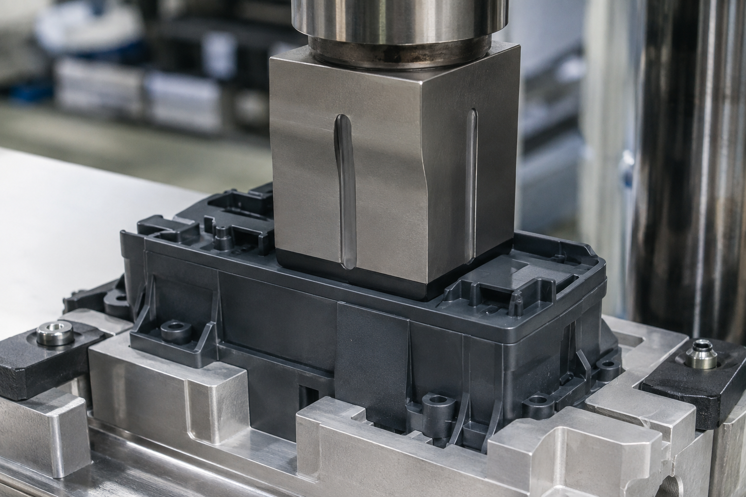 Ultrasonic welding detail for an injection molded plastic housing