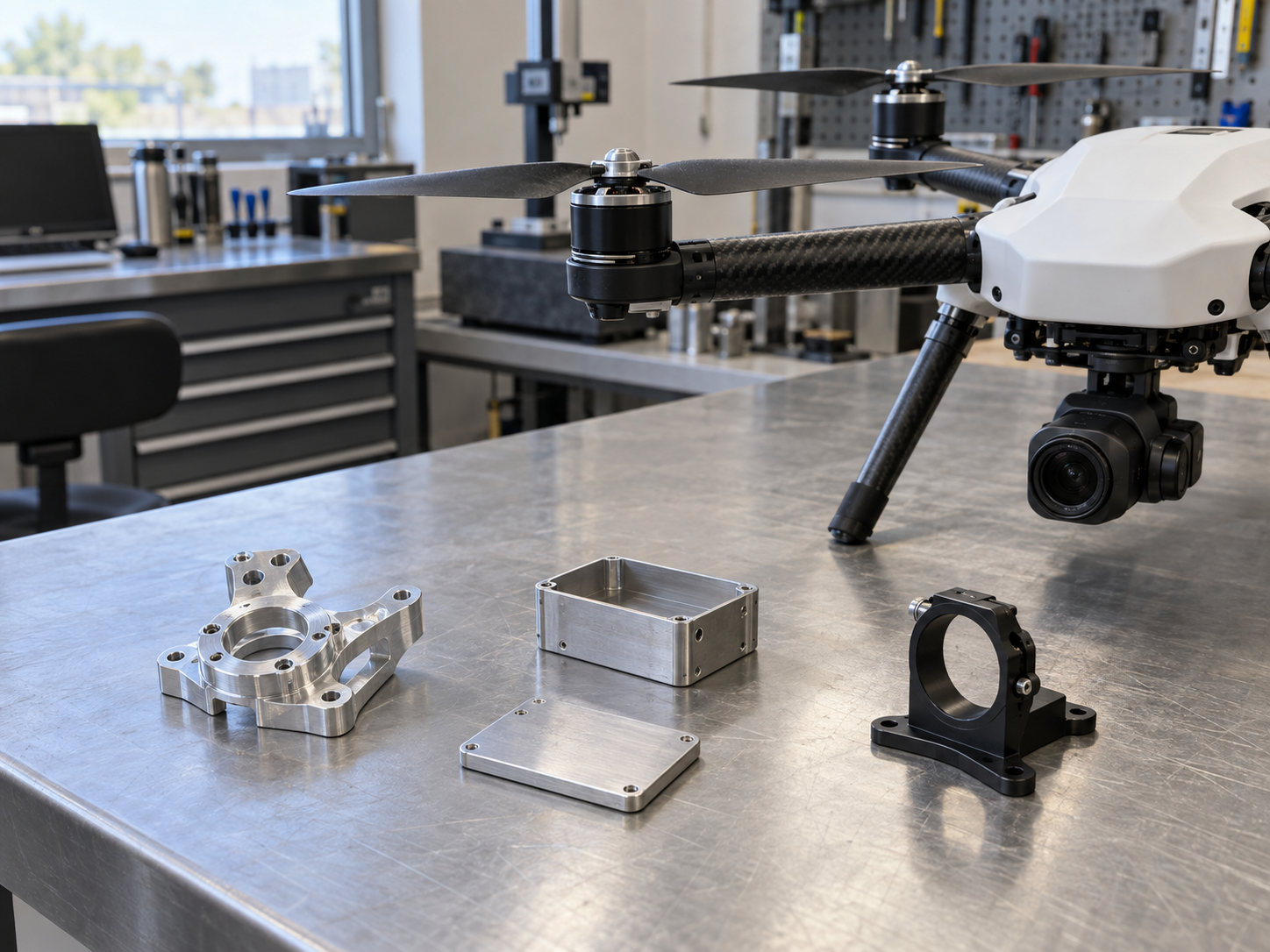 Precision components for aerospace and UAV applications