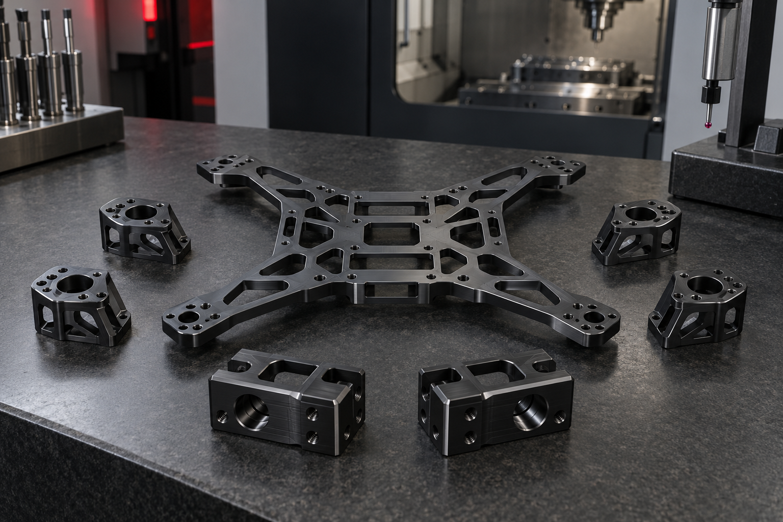 Precision aluminum avionics electronics housing
