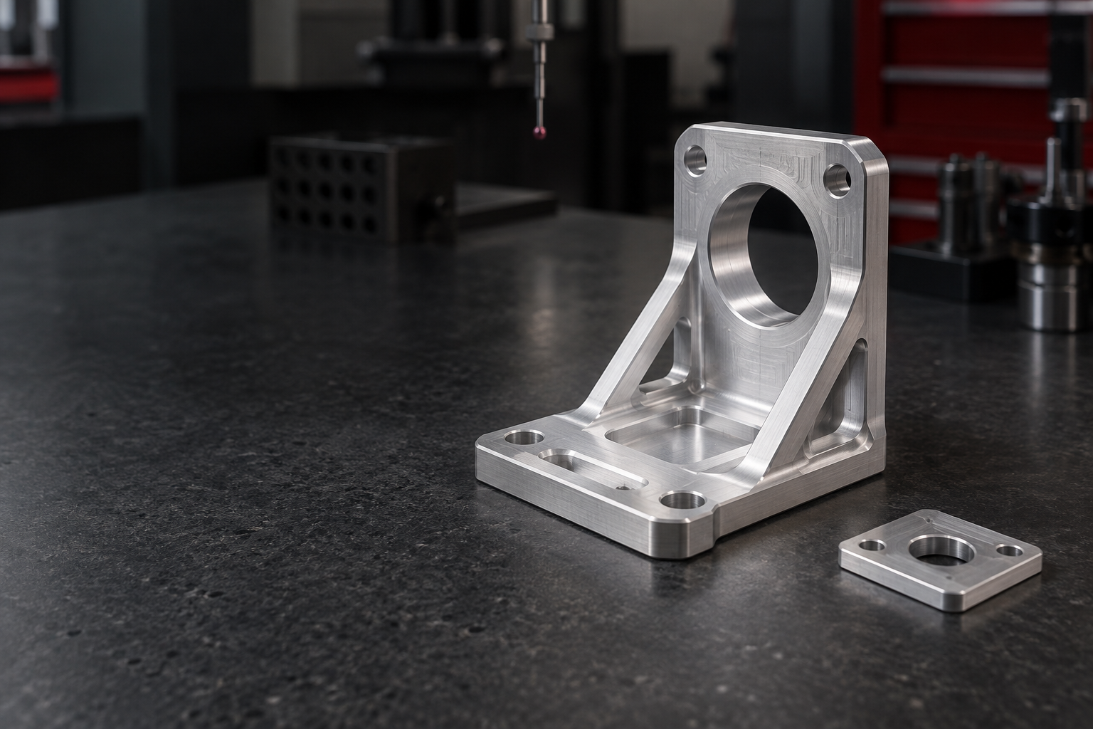 CNC machined aluminum UAV frame components