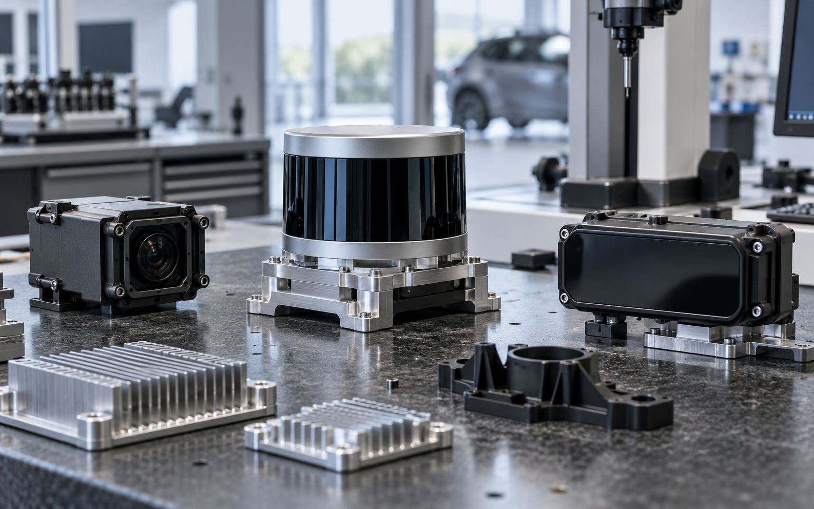 Autonomous vehicle sensor housing manufacturing