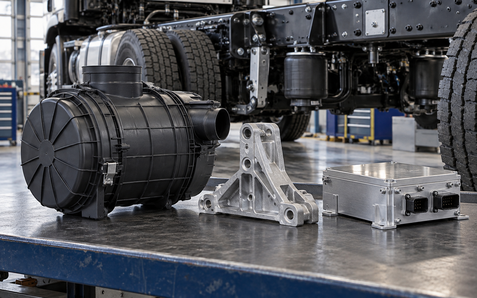 Commercial vehicle component manufacturing applications
