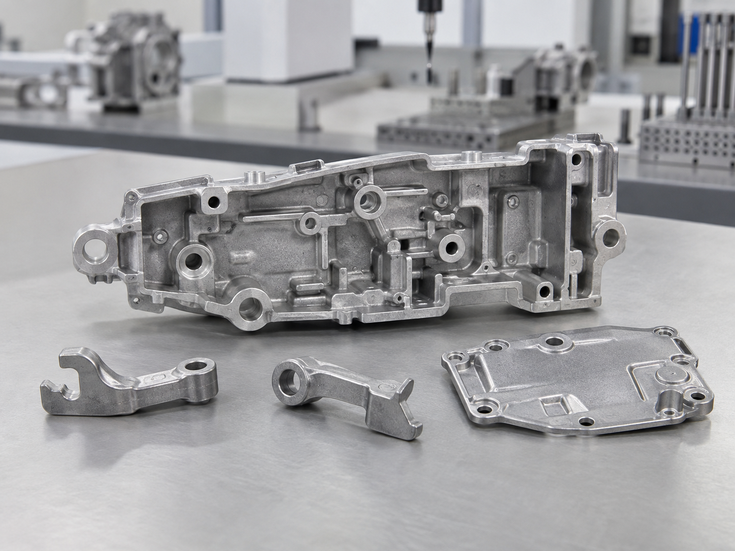 Zinc die cast automotive locking mechanism components