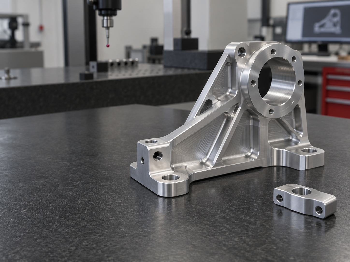 CNC-milled automotive precision components