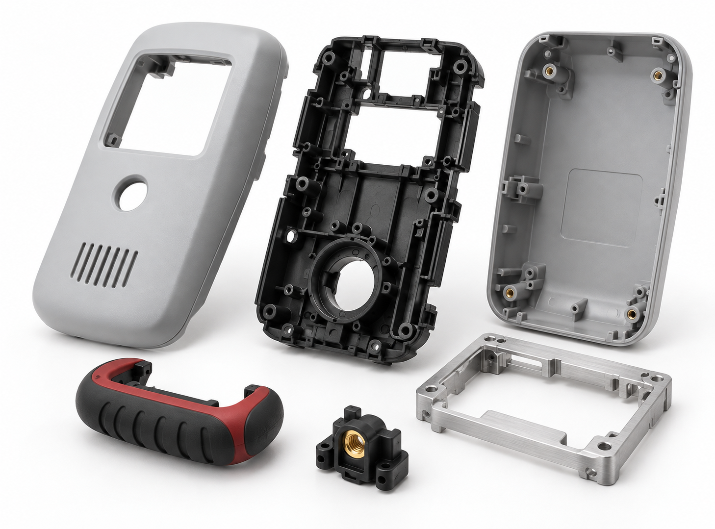 Consumer product housings and precision plastic and metal components