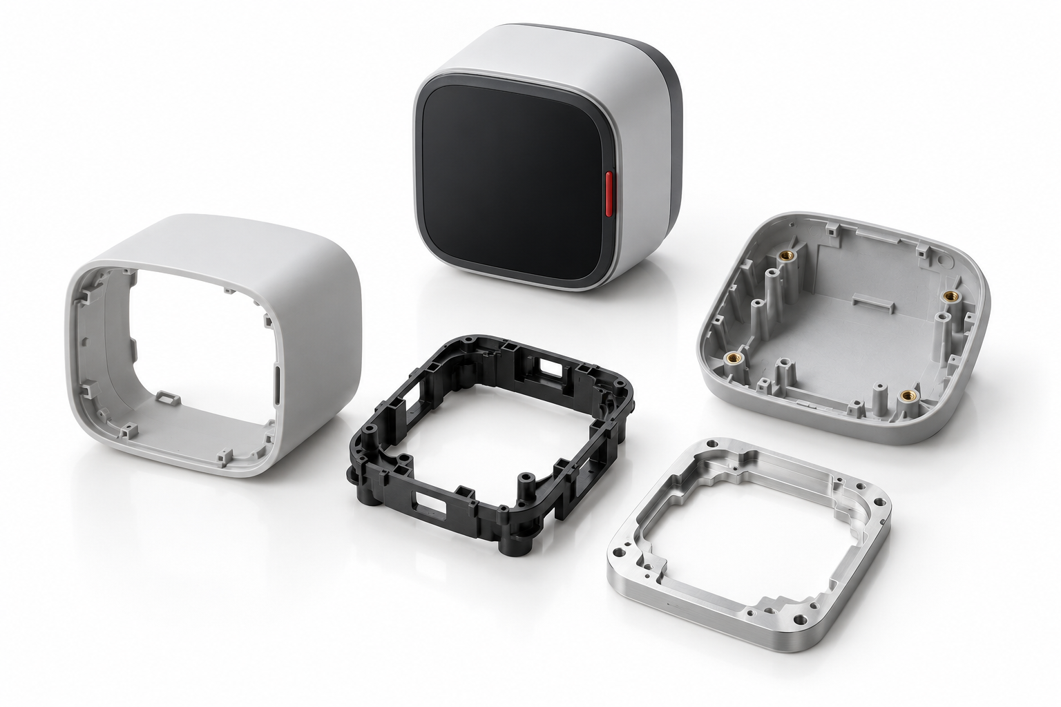 Smart home controller housing and internal manufactured components
