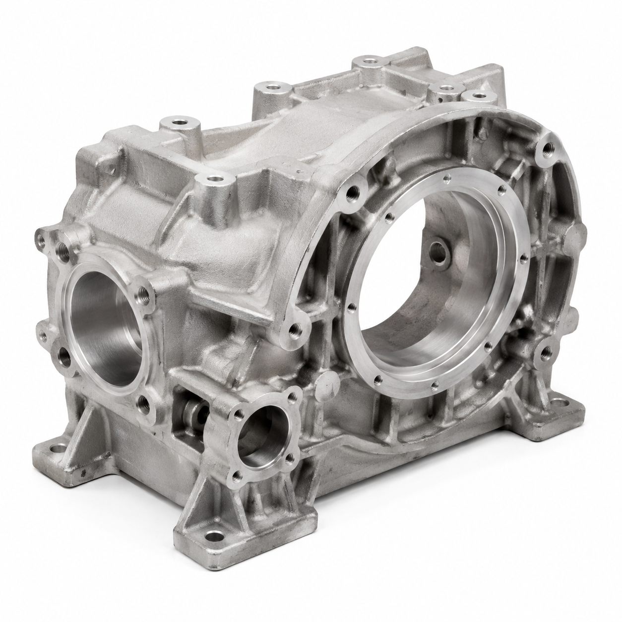Aluminum die-cast industrial gearbox housing