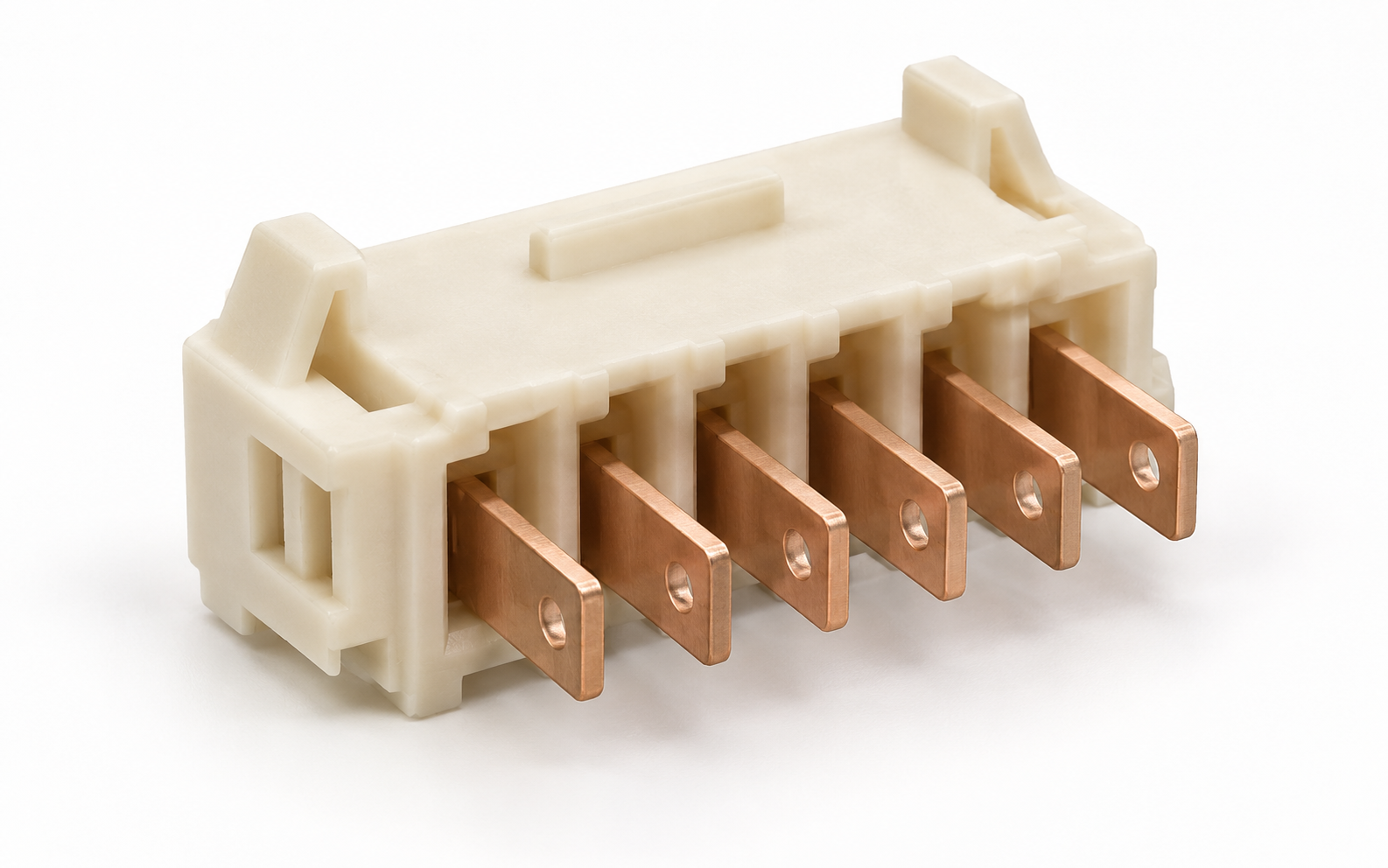 Insert-molded structural mounting bracket with brass threaded inserts and steel sleeves