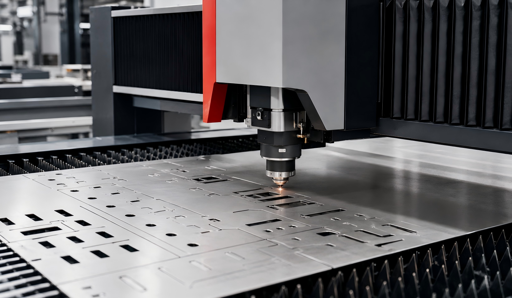 CNC laser cutting sheet metal