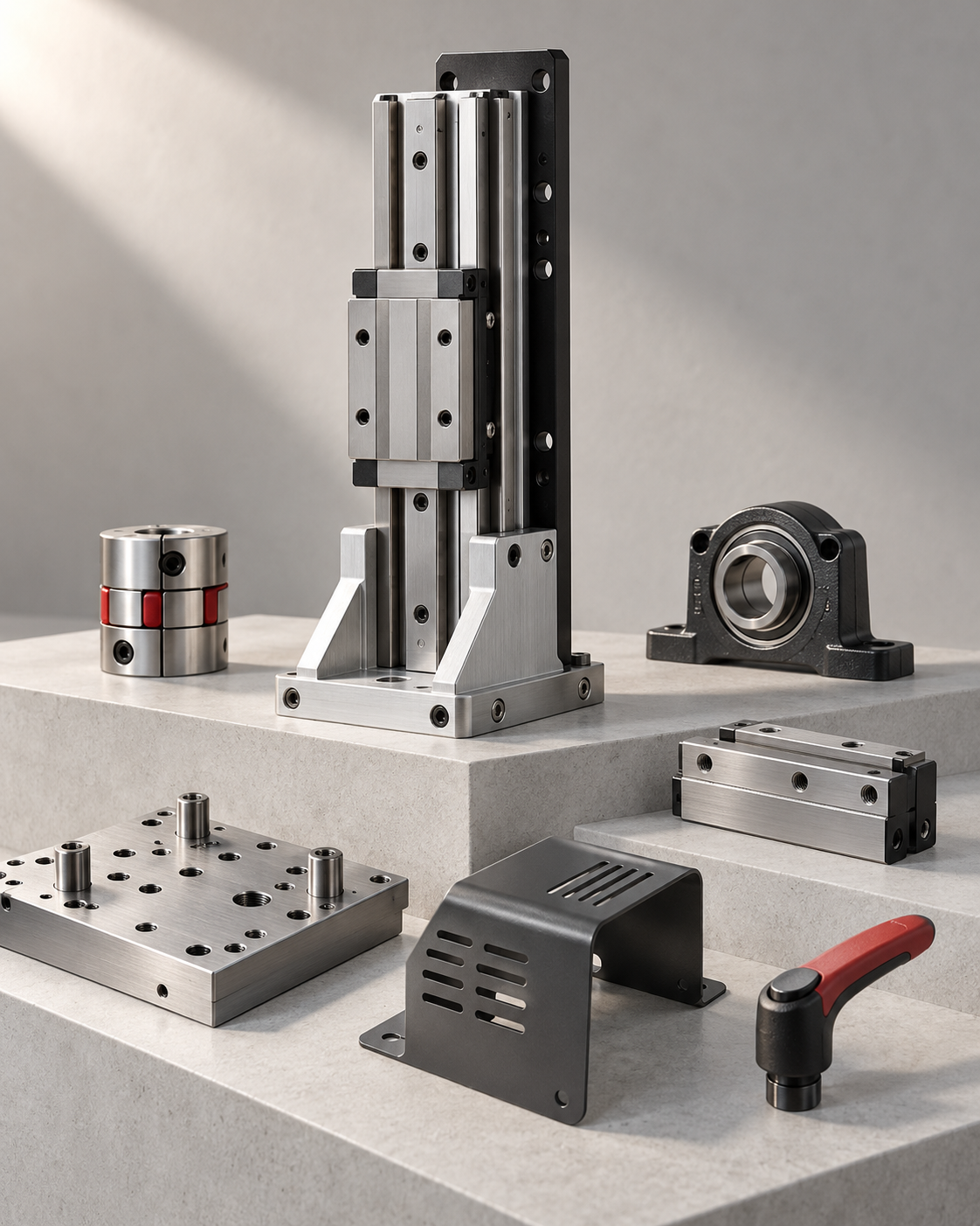 Custom components for industrial machinery applications