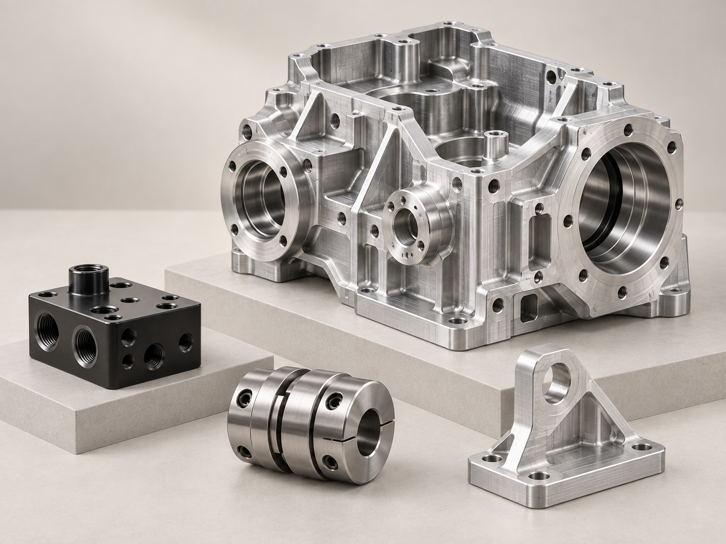 Custom precision components manufactured for industrial machinery
