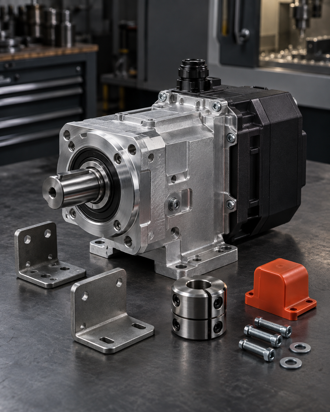 Multi-process machinery drive module components
