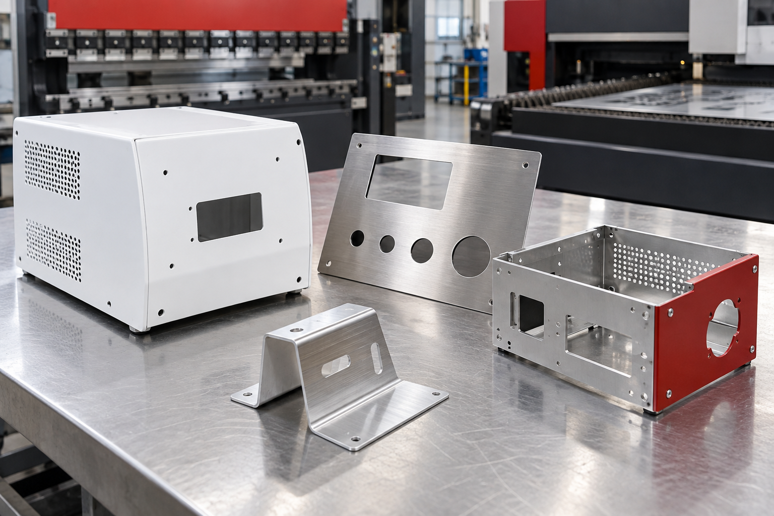 Sheet metal fabrication for medical equipment