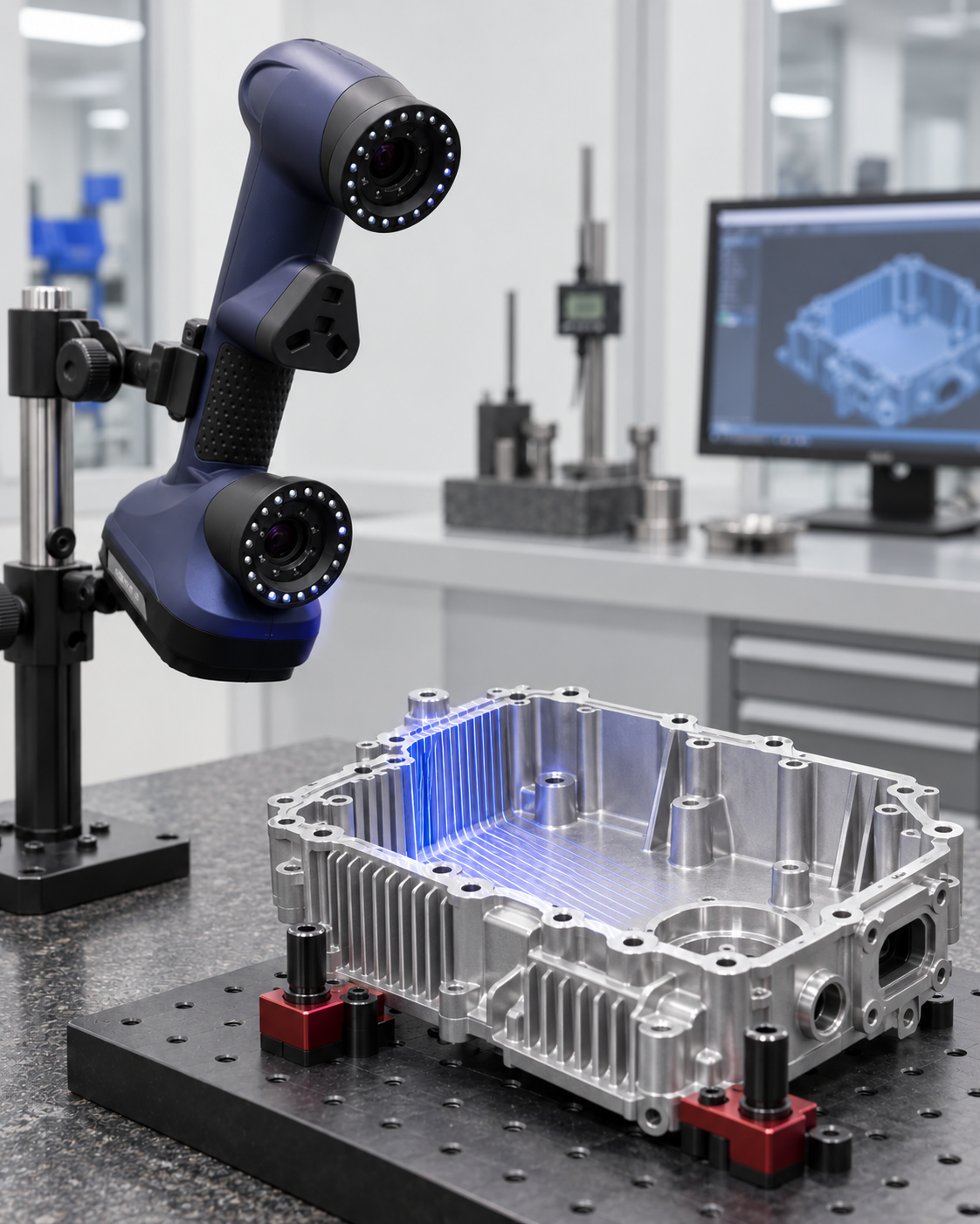 Precision dimensional inspection of new energy components