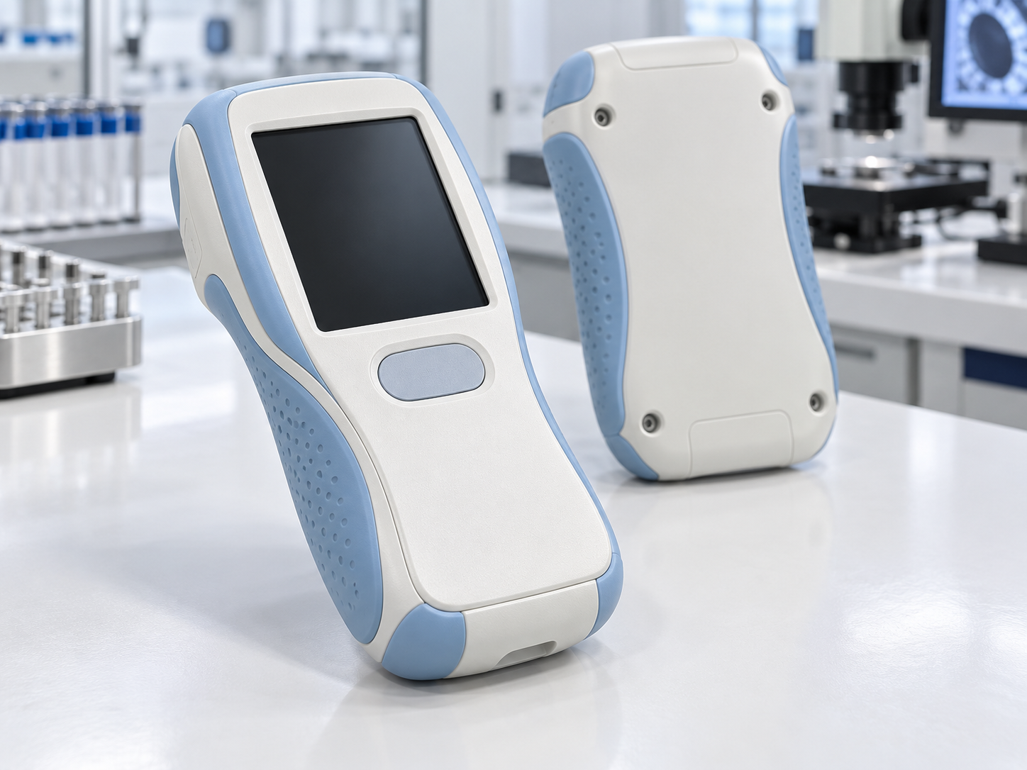 Medical device housing with soft-touch TPE overmold