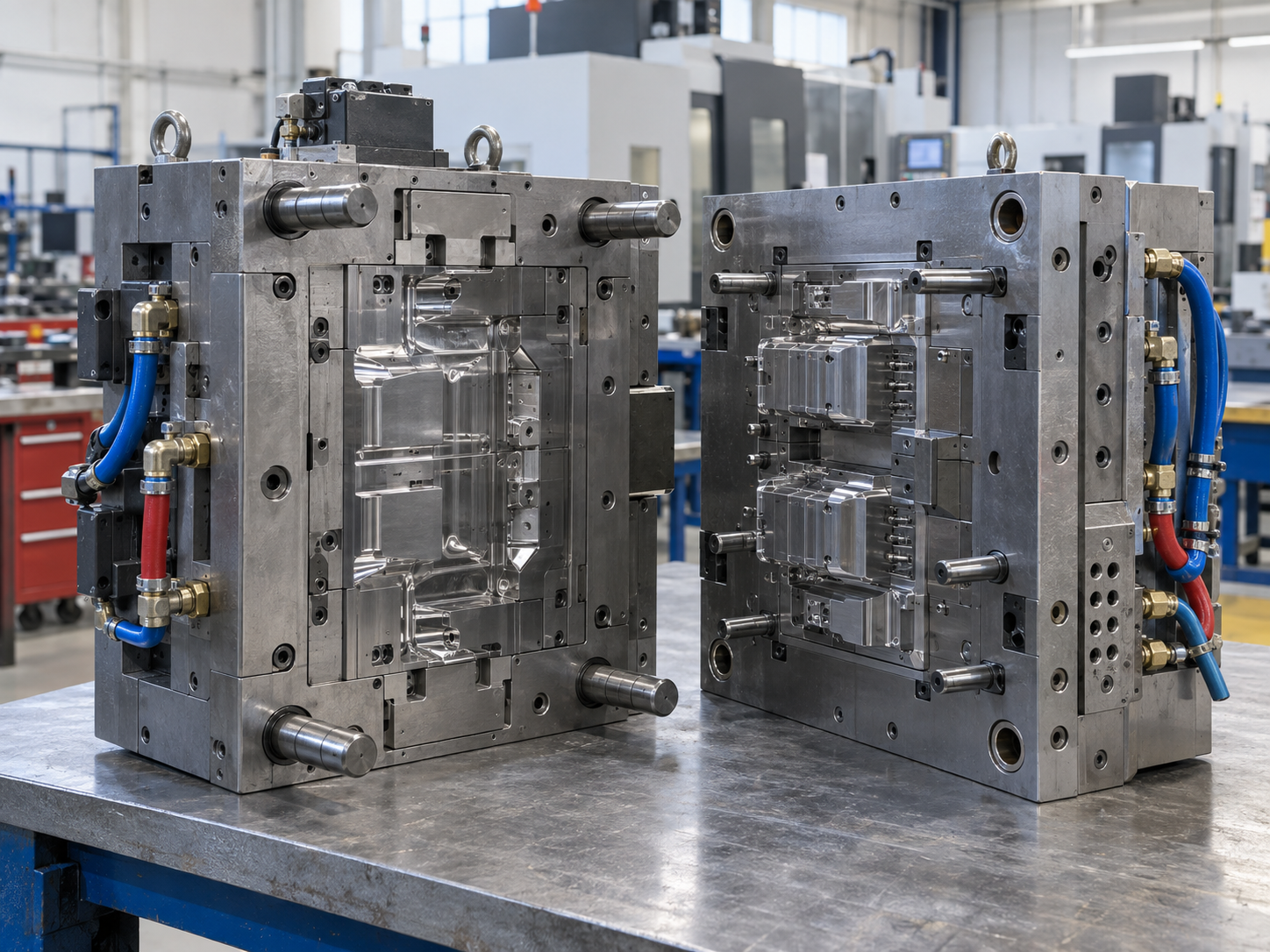 Production injection mold manufacturing process