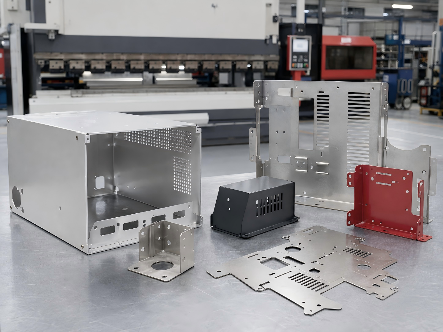 Welded and assembled sheet metal components