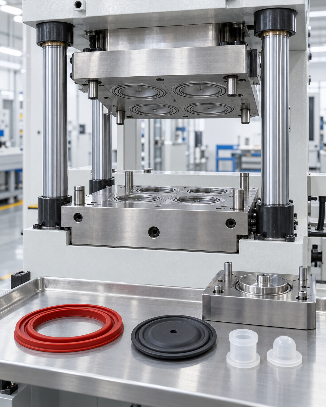 Silicone compression molding tooling and production at HordRT