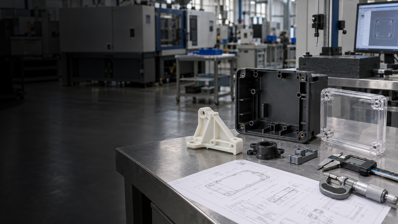 Prototype injection molded parts for product validation