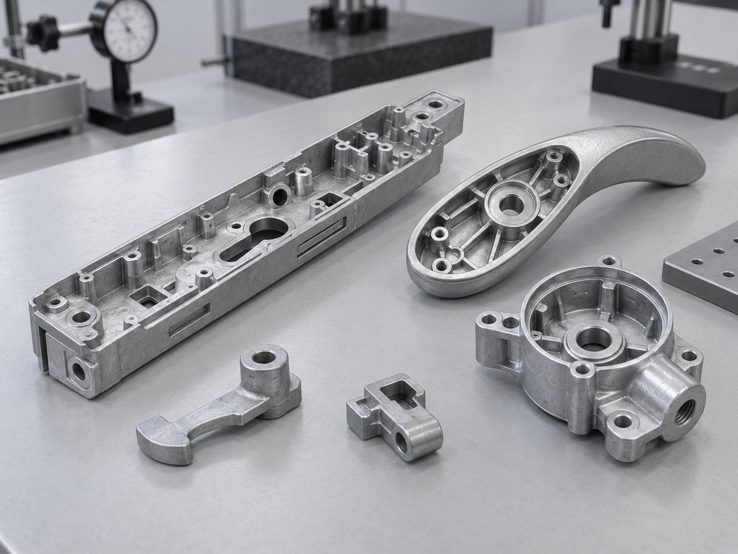 Precision zinc alloy die cast housings and structural components